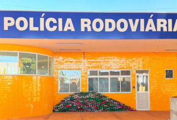 Agentes Federais da PRF apreendem 275 tabletes de drogas durante fiscalização em Primavera do Leste (MT)